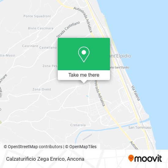 Calzaturificio Zega Enrico map