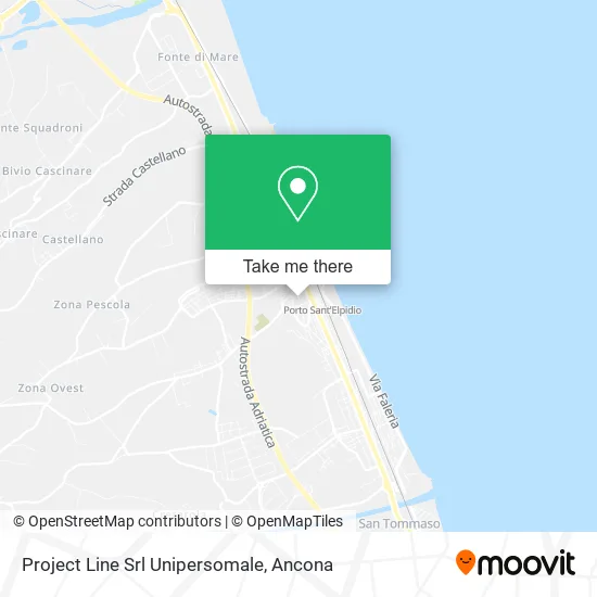 Project Line Srl Unipersomale map
