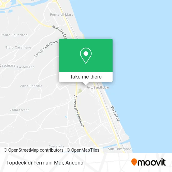 Topdeck by Fermani Mar map