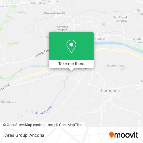 Ares Group map