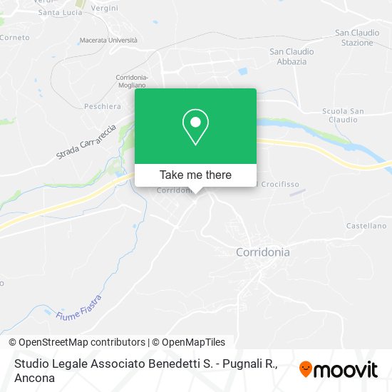Studio Legale Associato Benedetti S. - Pugnali R. map