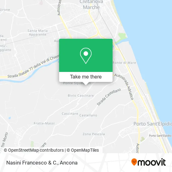 Nasini Francesco & C. map