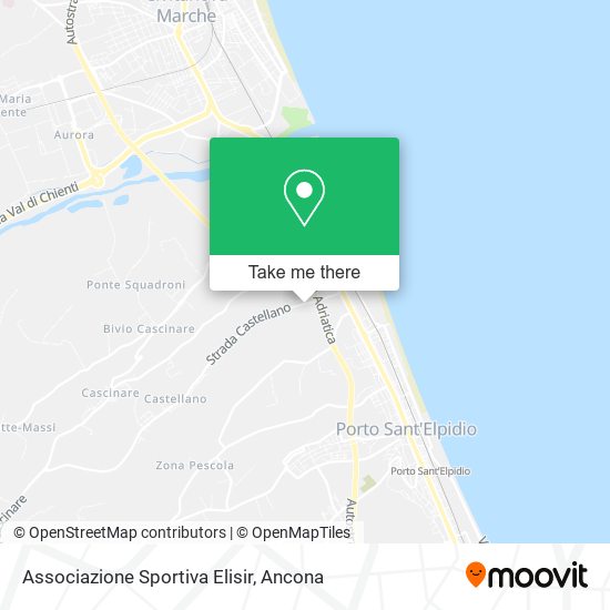 Associazione Sportiva Elisir map