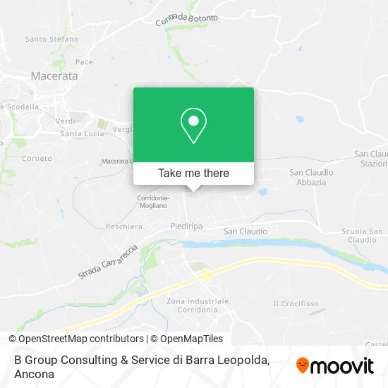 B Group Consulting & Service di Barra Leopolda map