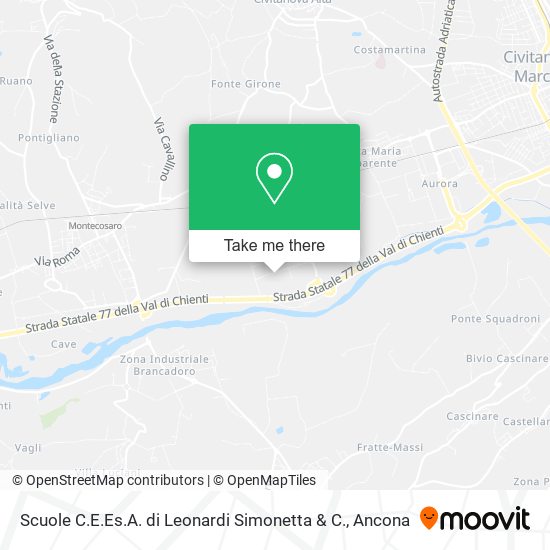 Scuole C.E.Es.A. di Leonardi Simonetta & C. map