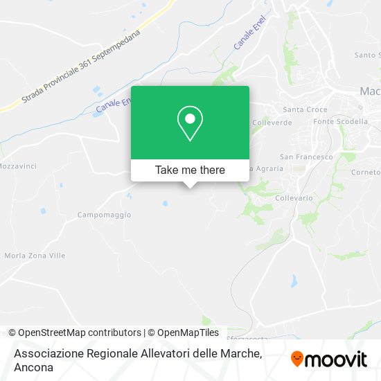 Associazione Regionale Allevatori delle Marche map