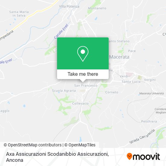 Axa Assicurazioni Scodanibbio Assicurazioni map