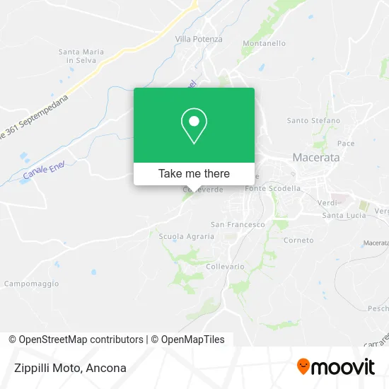 Zippilli Moto map