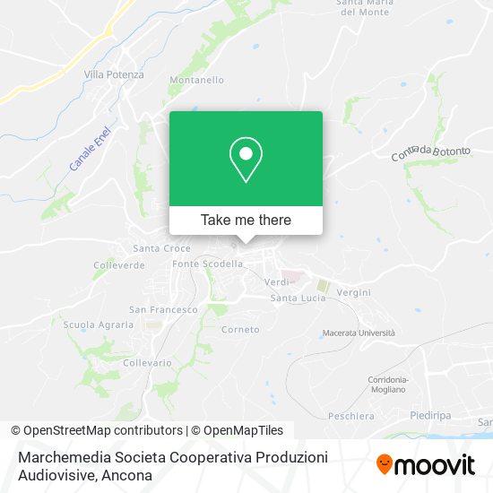 Marchemedia Societa Cooperativa Produzioni Audiovisive map