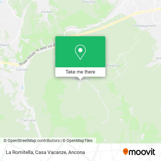 La Romitella, Casa Vacanze map