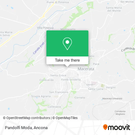 Pandolfi Moda map
