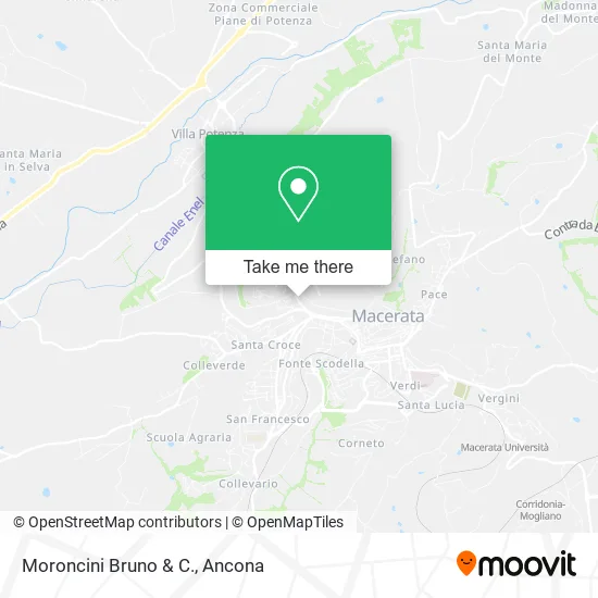 Moroncini Bruno & C. map