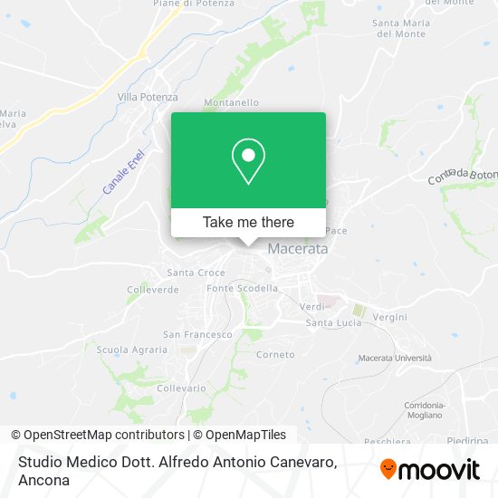 Studio Medico Dott. Alfredo Antonio Canevaro map