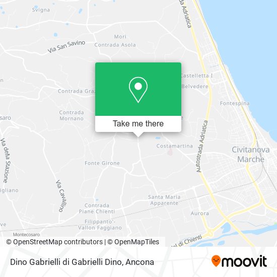 Dino Gabrielli di Gabrielli Dino map
