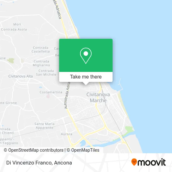 Di Vincenzo Franco map