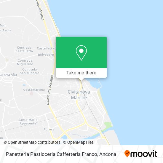 Panetteria Pasticceria Caffetteria Franco map