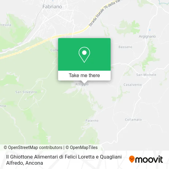 Il Ghiottone Alimentari di Felici Loretta e Quagliani Alfredo map