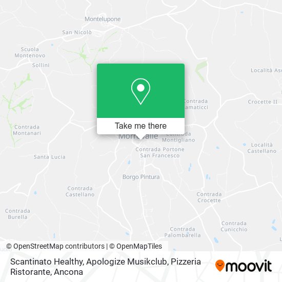 Scantinato Healthy, Apologize Musikclub, Pizzeria Ristorante map