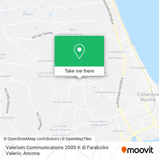 Valerium Communications 2000 K di Farabolini Valerio map