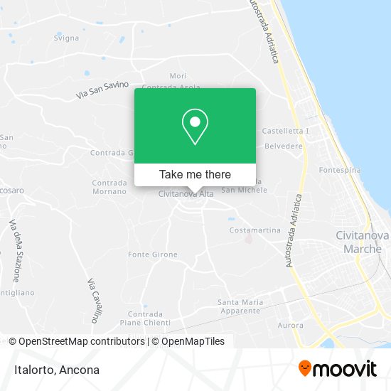 Italorto map