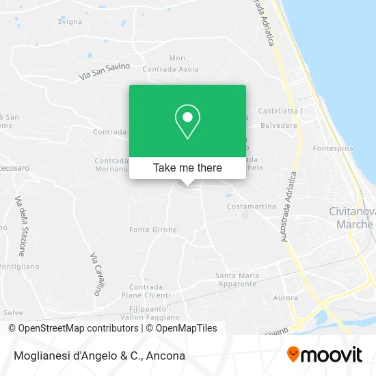 Moglianesi d'Angelo & Co. map