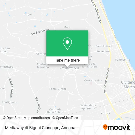 Mediaway by Bigoni Giuseppe map