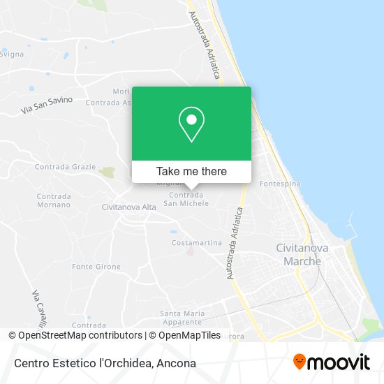 Centro Estetico l'Orchidea map