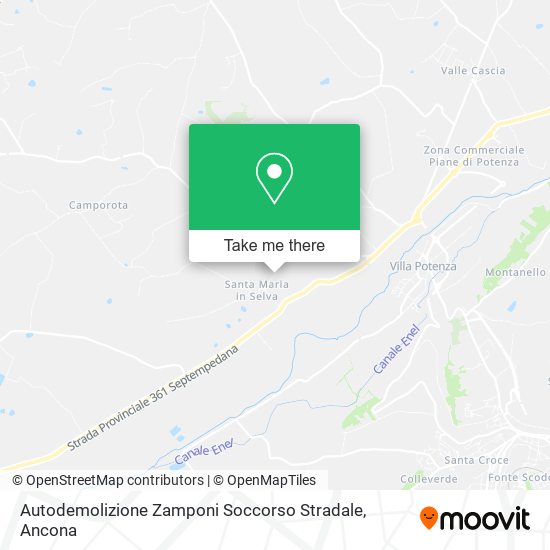Autodemolizione Zamponi Soccorso Stradale map