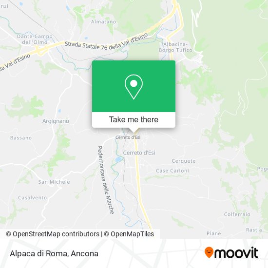 Alpaca di Roma map