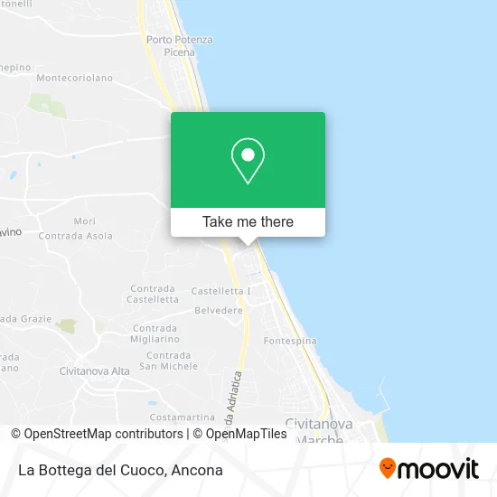 La Bottega del Cuoco map