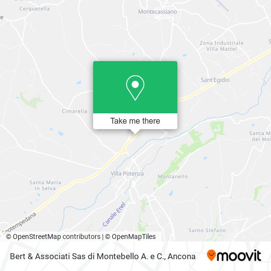 Bert & Associati Sas di Montebello A. e C. map