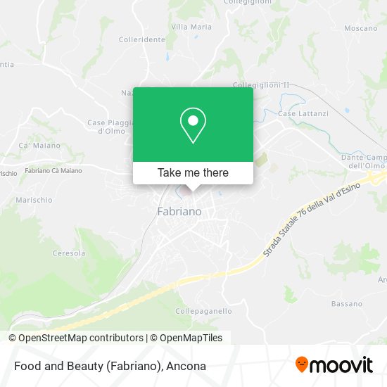 Food and Beauty (Fabriano) map