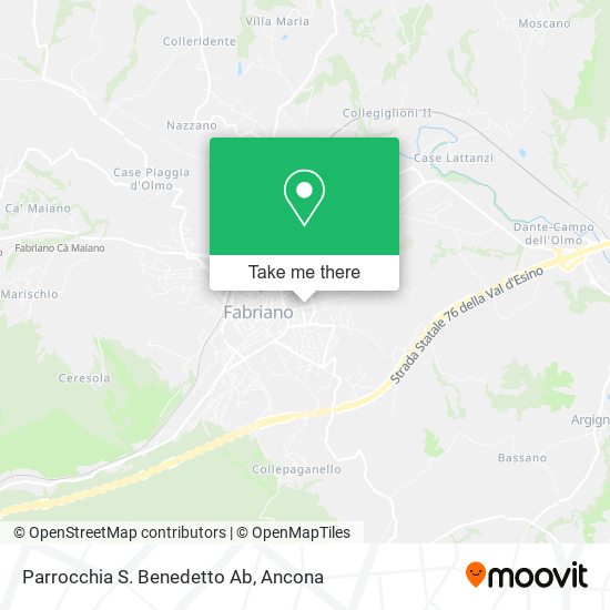 Parrocchia S. Benedetto Ab map