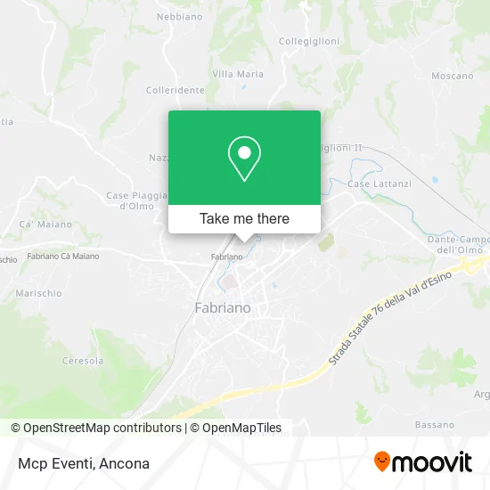 Mcp Eventi map