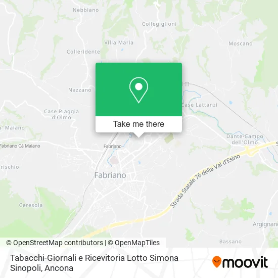Tabacchi-Giornali e Ricevitoria Lotto Simona Sinopoli map