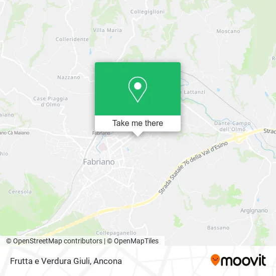 Frutta e Verdura Giuli map