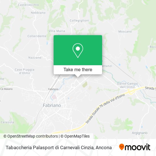 Tabaccheria Palasport di Carnevali Cinzia map