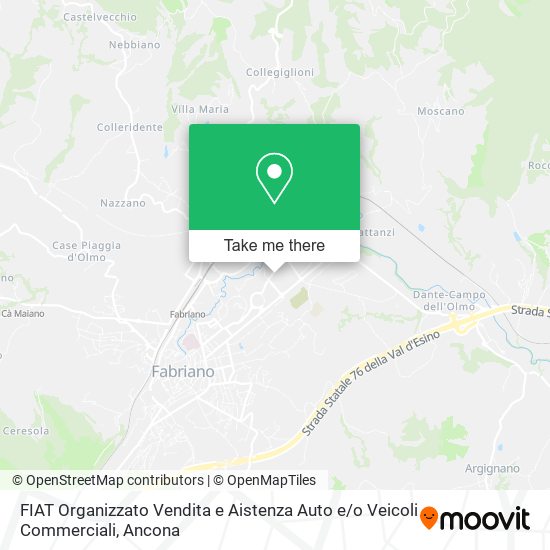 FIAT Organizzato Vendita e Aistenza Auto e / o Veicoli Commerciali map
