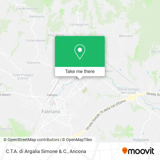 C.T.A. di Argalia Simone & C. map