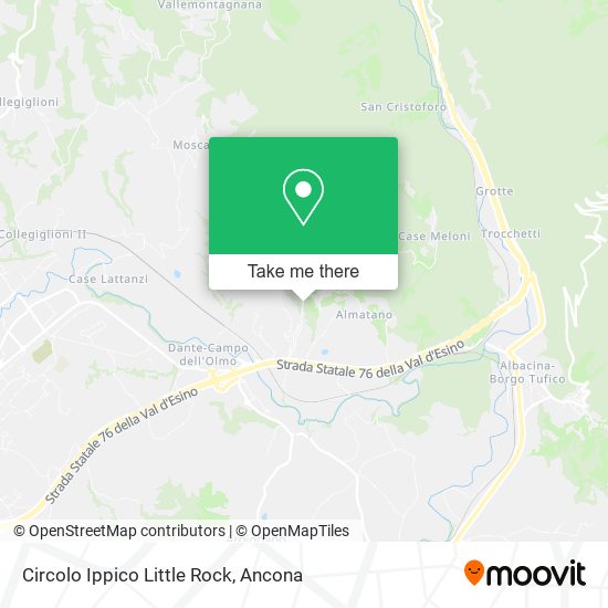 Circolo Ippico Little Rock map