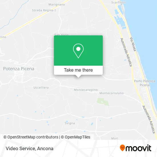 Video Service map