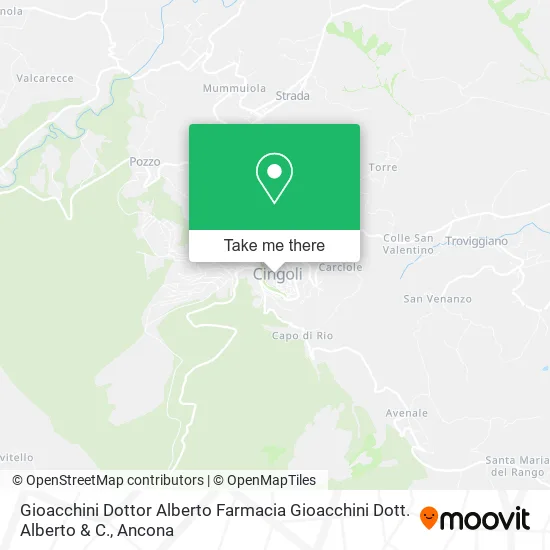 Gioacchini Dottor Alberto Farmacia Gioacchini Dott. Alberto & C. map