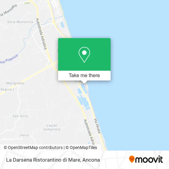 La Darsena Ristorantino di Mare map