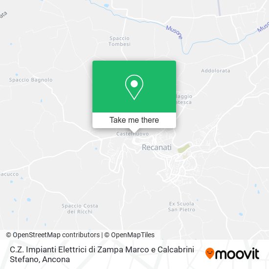 C.Z. Impianti Elettrici di Zampa Marco e Calcabrini Stefano map
