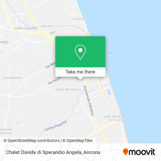Chalet Davide di Sperandio Angela map
