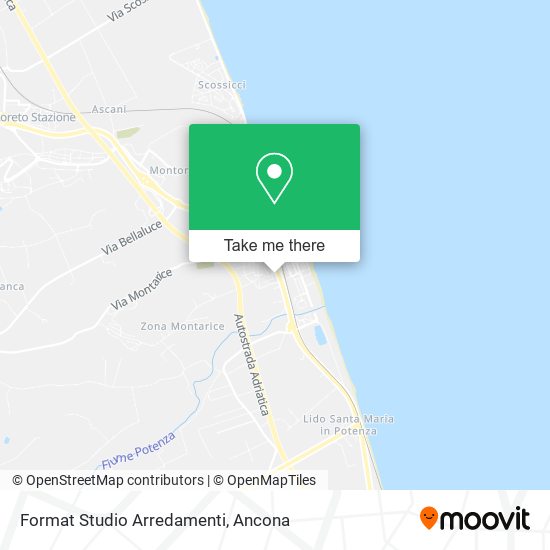 Format Studio Arredamenti map