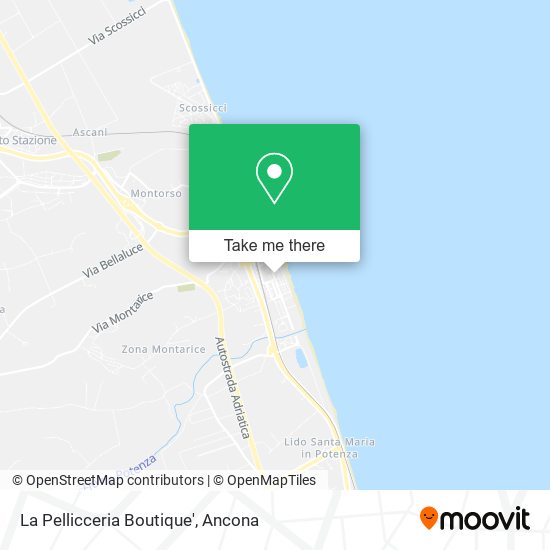 La Pellicceria Boutique' map
