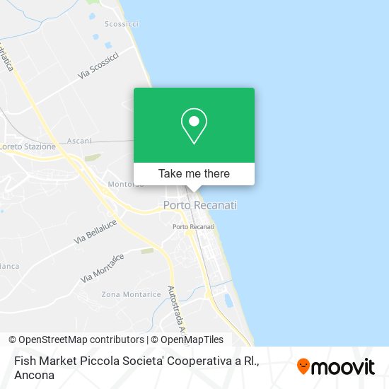 Fish Market Piccola Societa' Cooperativa a Rl. map