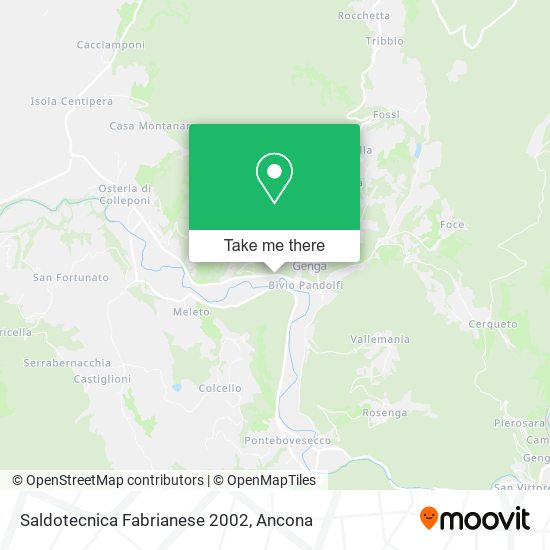 Saldotecnica Fabrianese 2002 map