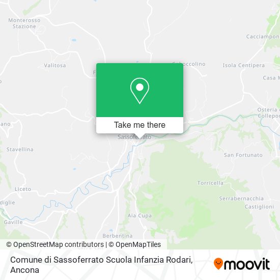 Comune di Sassoferrato Scuola Infanzia Rodari map